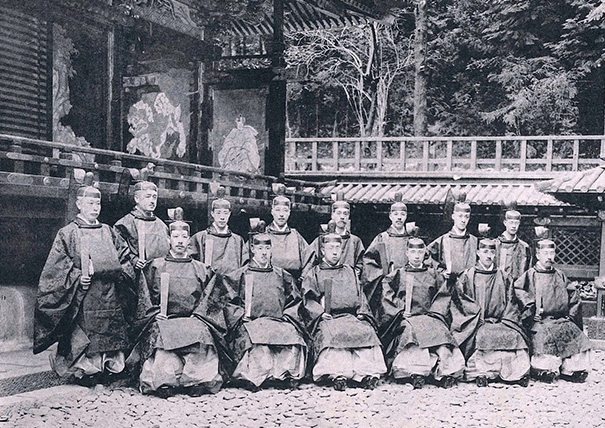 写真：三百年祭の様子（徳川家御一門）